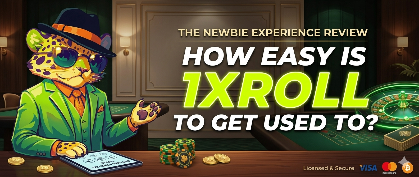 Blog 1Xroll Casino Newbie Experience Review Image With 1Xroll Login, 1Xroll Register And 1Xroll Download Access